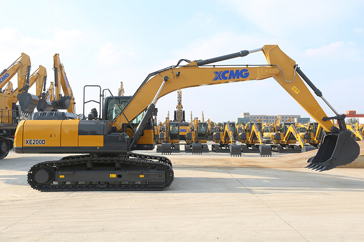 XCMG factory 20 ton hydraulic excavators XE200D bucket crawler excavator machine price